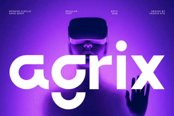 Agrix: A Modern Font for Business Branding