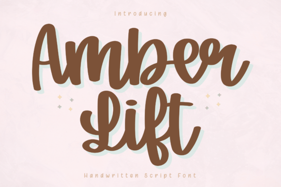 Amber Lift Font Review