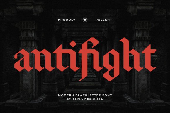 Antifight Font for Creative Makers