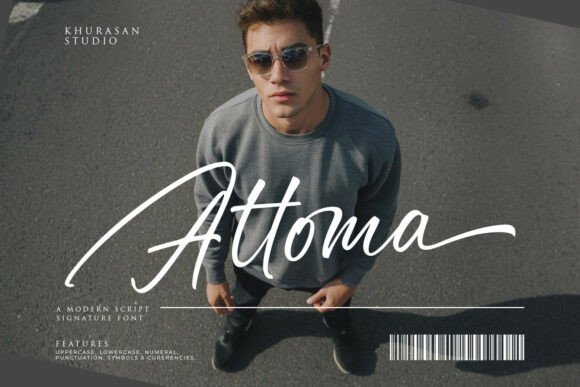Attoma: A Script Handwritten Font for Creative Campaigns