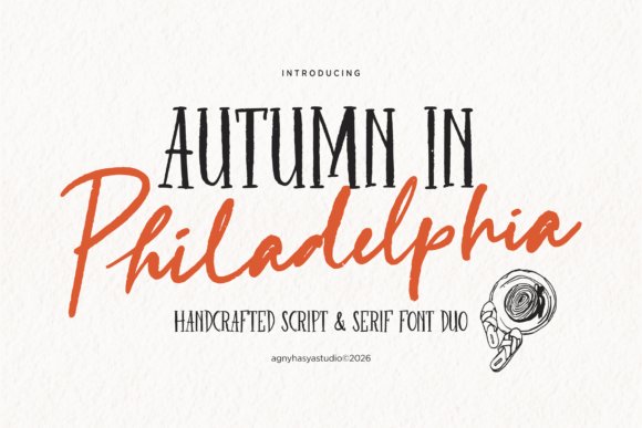 Autumn in Philadelphia Font