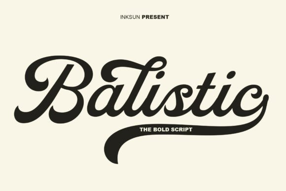 Balistic: A Bold Script for Editorial Design