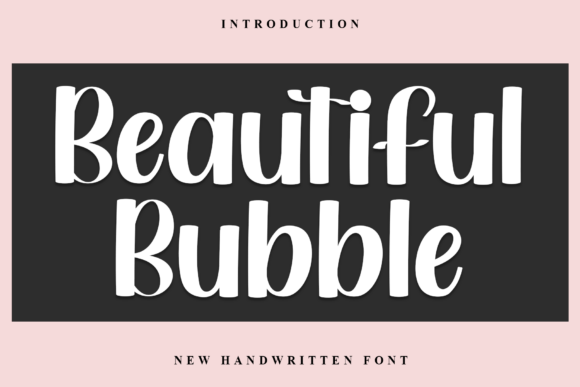 Beautiful Bubble Font for Creative Campaigns