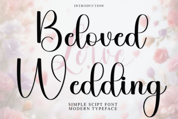 Beloved Wedding Font for Festive Design