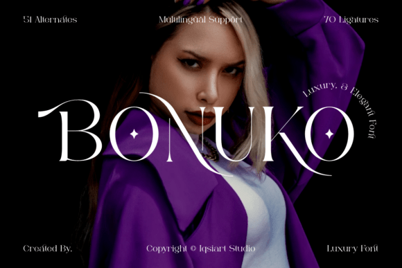 Bonuko Font for Creative Projects