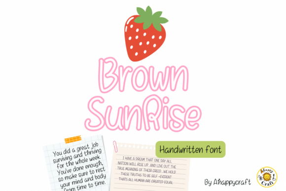 Brown Sunrise Font