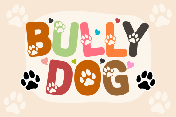 Bully Dog Font for Creative Projects