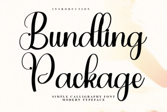 Bundling Package Font for Festive Branding