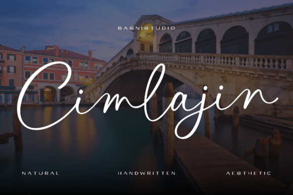 Cimlajin: Elegant Script Font for Business