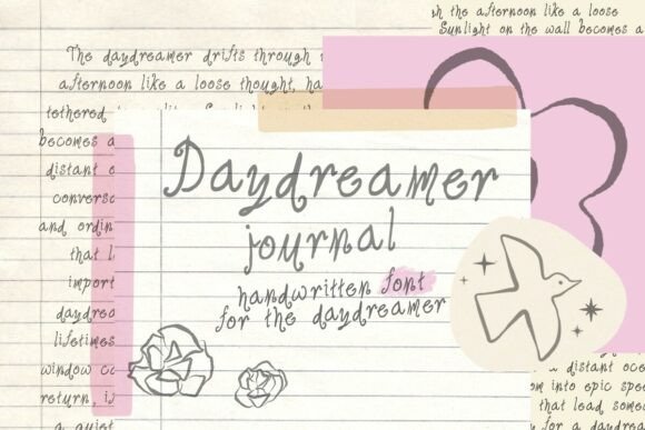 Daydreamer Journal Font