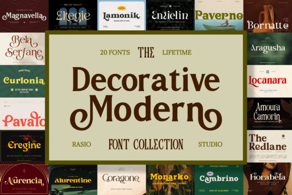 Decorative Modern Font