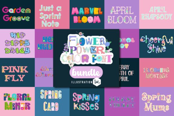 Flower Power Color Font