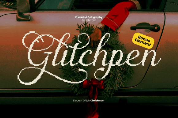 Glitchpen Font for Creative Brands