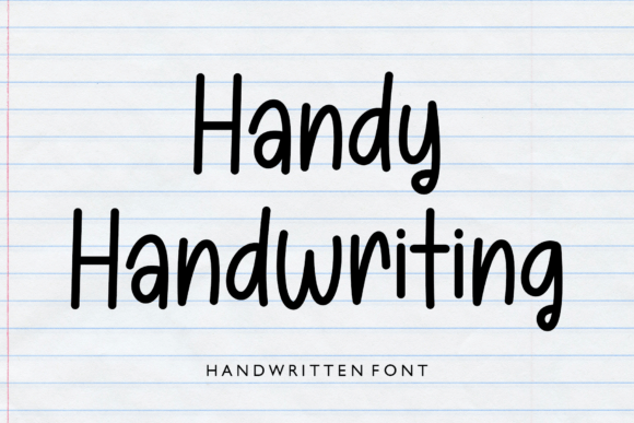 Handy Handwriting Font for Creative Projects