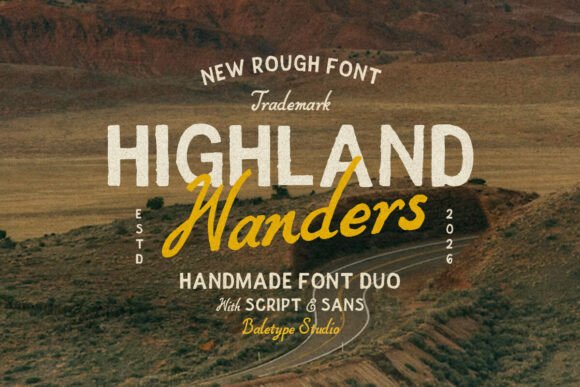 Highland Wanders: A Font for Bold Campaigns