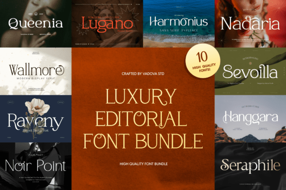 Luxury Editorial Bundle Font