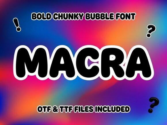 Macra Font: Elegant Display Type