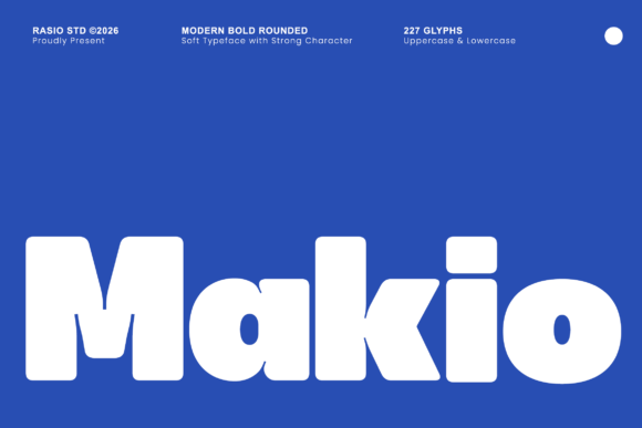Makio Font for Bold Branding