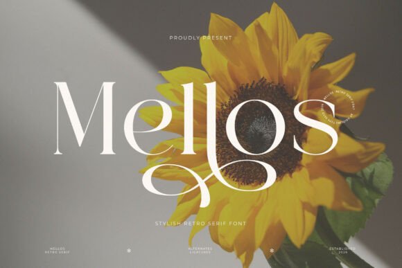 Mellos Font: Elegant Display Type