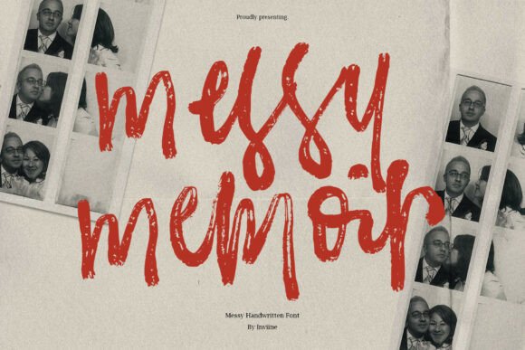 Messy Memoir Font for Creative Projects