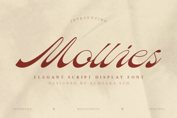 Mollies Font for Elegant Branding