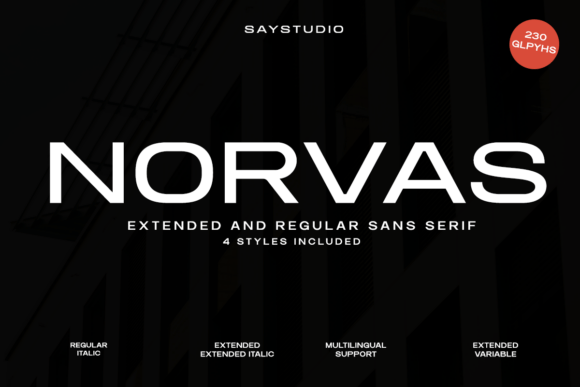Norvas Font for Professional Branding