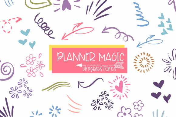 Planner Magic Font for Creative Design