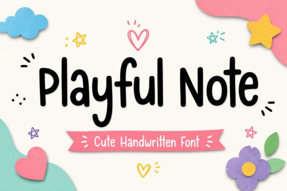 Playful Note Font for Creative Projects