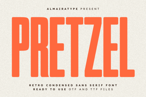Pretzel Font: Bold Retro Style