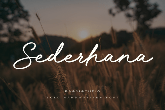Sederhana Font: Elegant Simplicity in Design