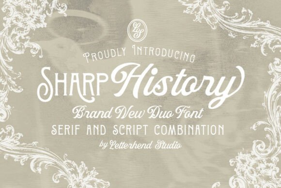 Sharp History Font for Editorial Design