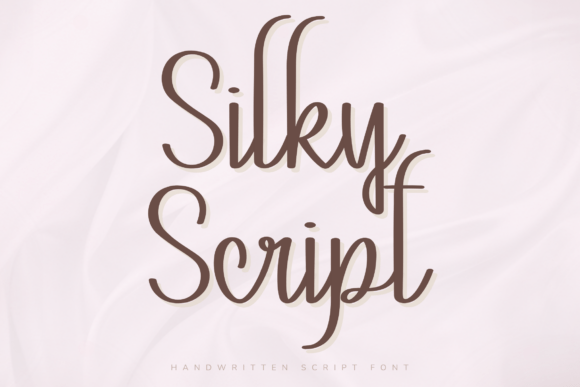 Silky Script Font for Creative Design