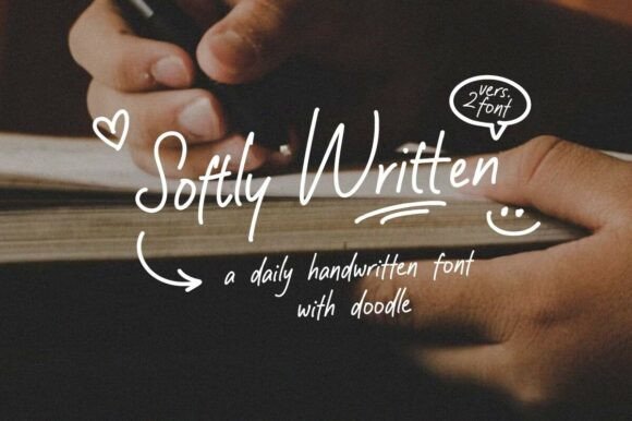 Softly Written Font for Web Design