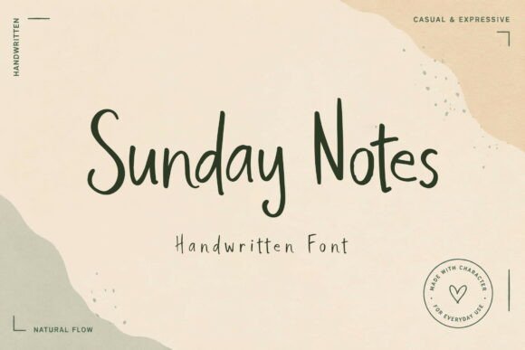Sunday Notes Font for Web Design