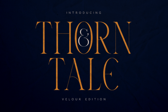 Thorn Tale: A Font for Elegant Branding