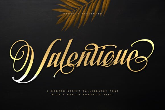 Valentique Font for Creative Projects
