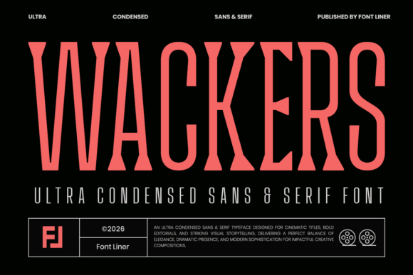 Wackers Font for Creative Projects