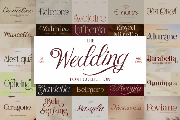 Wedding Collection Font for Elegant Campaigns