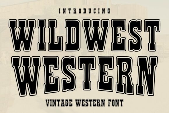 Wildwest Western Font for Bold Branding